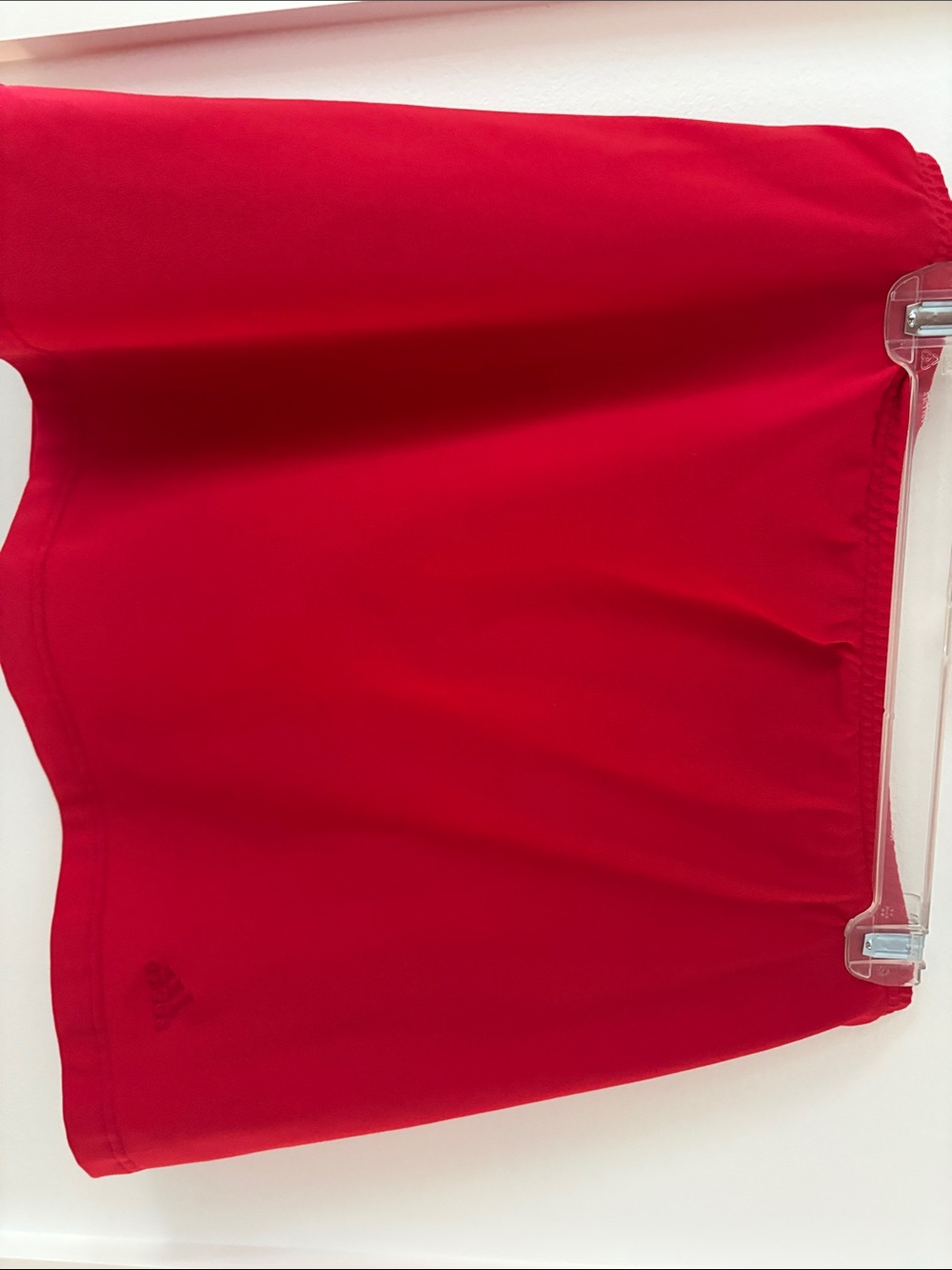 adidas Red Sports Skirt with Logo